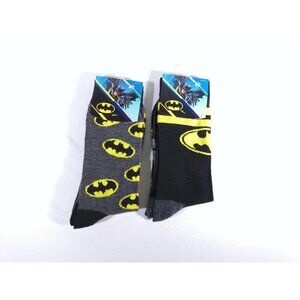 DC Comics Batman Novelty Crew Socks Size 10-13 Mens